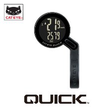 Cateye RS-100W Quick 원형 무선 속도계 블랙